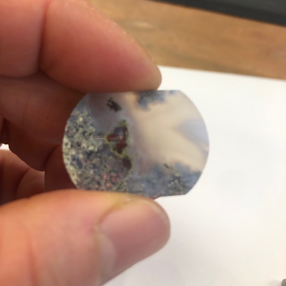 Natural moss agate - Picture 6 of 14